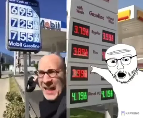 Gas prices comparison wojak