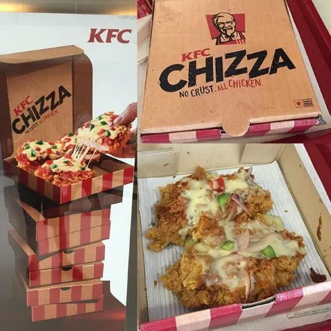 KFC Chizza Expectation vs Reality