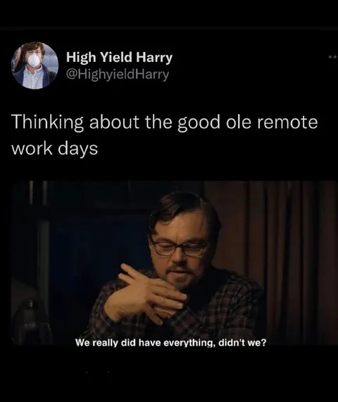 Missing the Remote Work Days