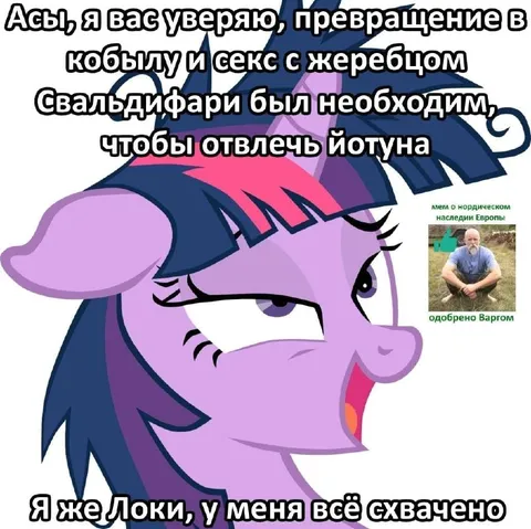 Локи одобряет скандинавские традиции