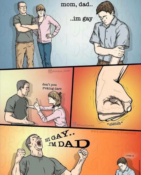 Dad Reacts to Coming Out