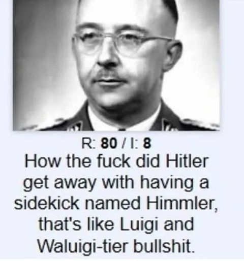 Hitler and Himmler Naming Logic