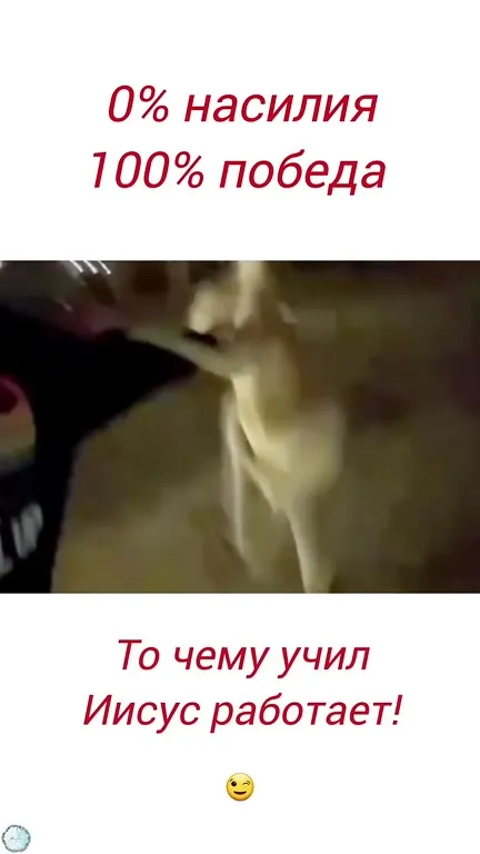 Иисус учил побеждать зло добром