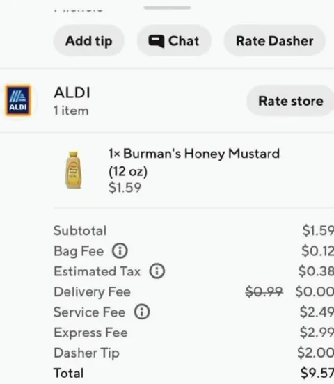 One Dollar Mustard, Ten Dollar Total
