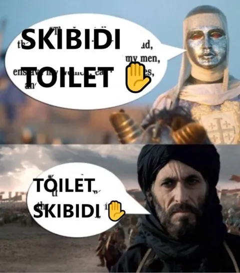 Skibidi Toilet Crusader Meme