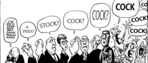 Stock Turns Into Cock