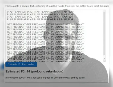 Estimated IQ 14 Text Generator