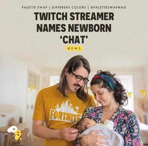 Twitch Streamer Names Newborn Chat