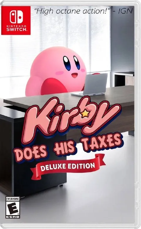 Kirby Does His Taxes Deluxe Edition