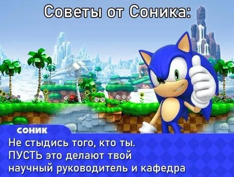 Советы от Соника про учёбу