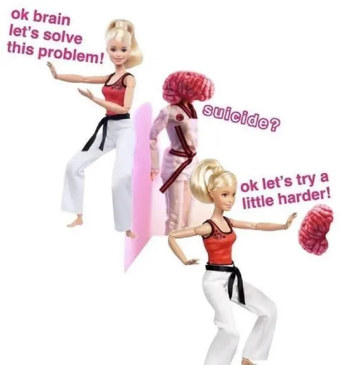 Barbie Tries Harder to Solve It