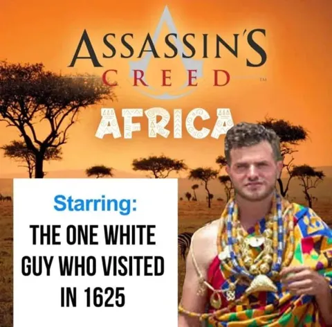 The One White Guy in Africa