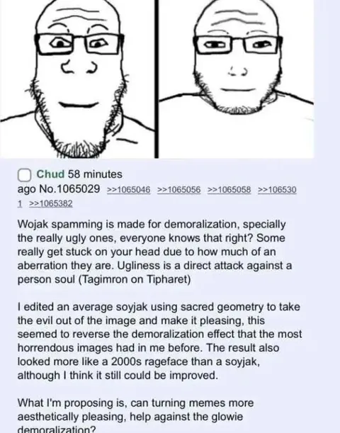Aesthetic Soyjak Demoralization