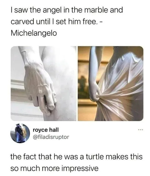Michelangelo Was a Turtle
