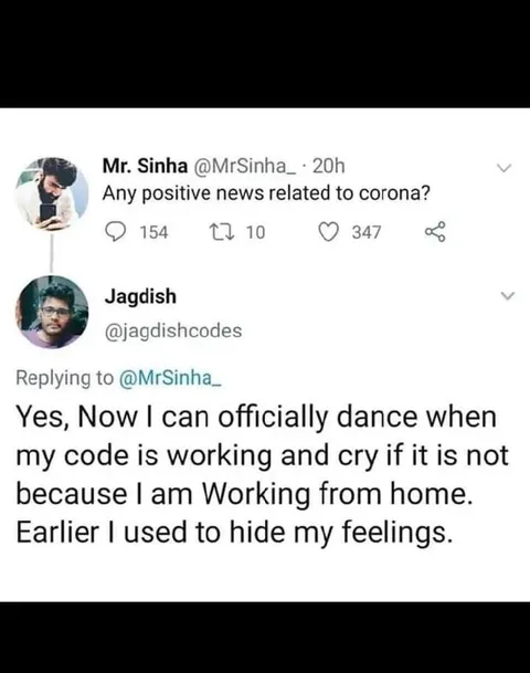 Working From Home Feelings