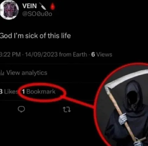 Death Bookmarks a Cry for Help