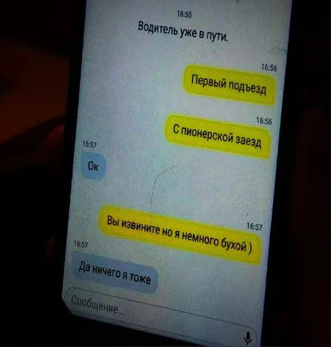 Немного бухой водитель
