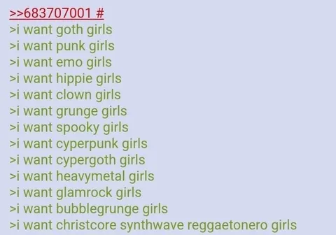 I Want Every Kind of Girl