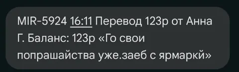 Перевод с грубым комментарием