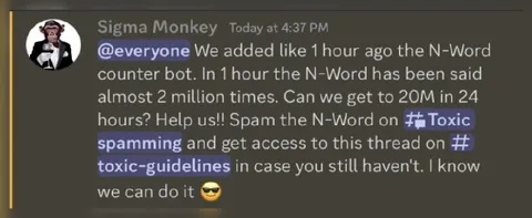 N-Word Counter Bot Goes Viral