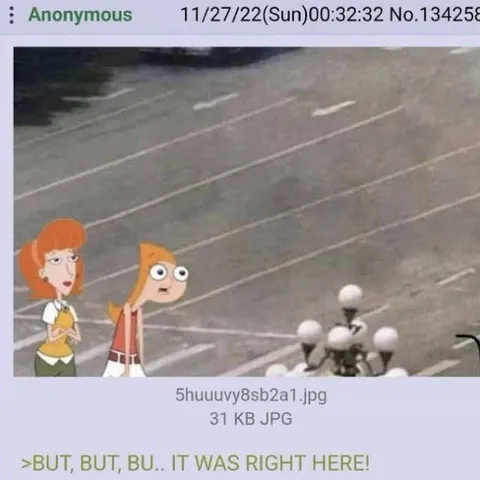 But It Was Right Here