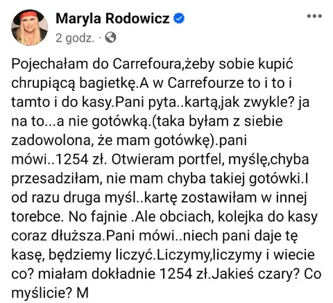 Gotówka na bagietkę