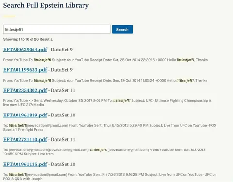 Search Full Epstein Library