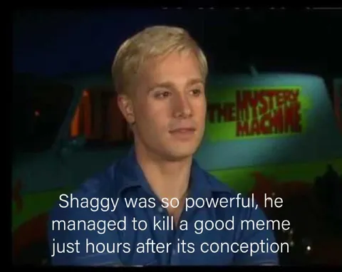 Shaggy Killed a Good Meme