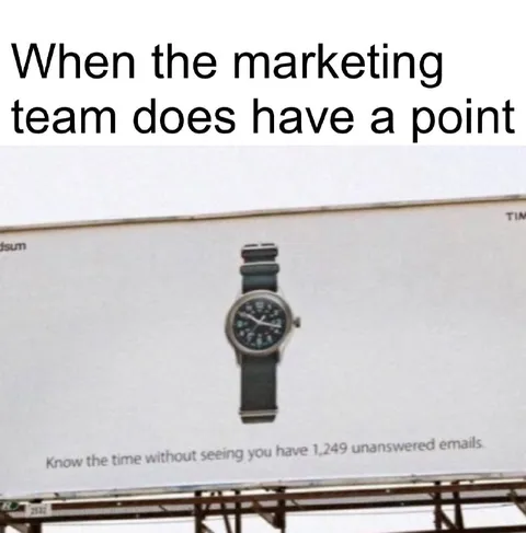 Marketing Team Makes a Point