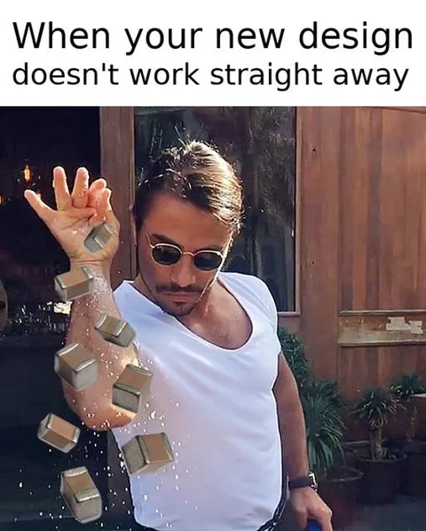 New Design Fails Immediately