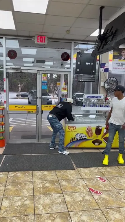 Rooster Dance at the Convenience Store