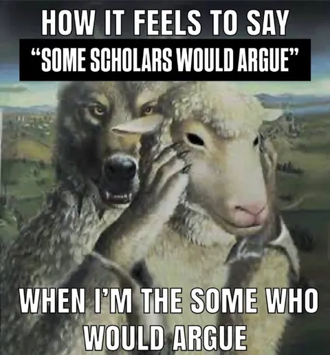 Some Scholars Would Argue Wolf
