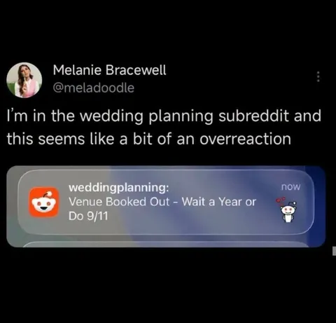 Wedding Venue Booked Out