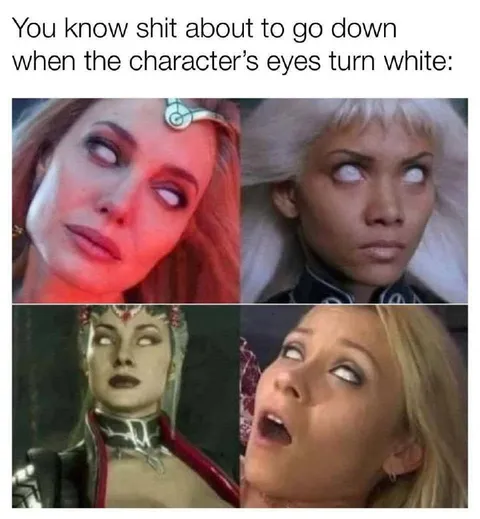 When Their Eyes Turn White