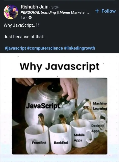 Why JavaScript Does Everything