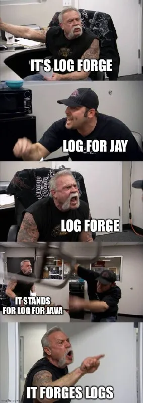 Log Forge Java Pun