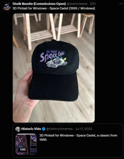 Space Cadet Pinball Cap
