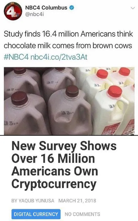 Chocolate Milk Cryptocurrency Survey