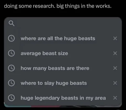 Researching Huge Beasts