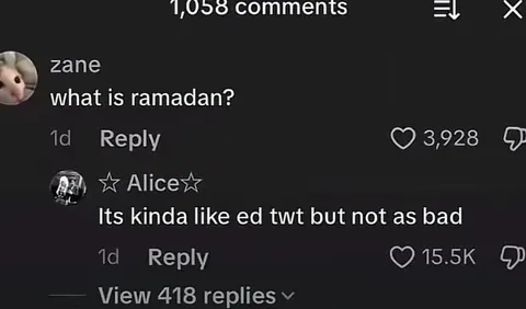 Ramadan Compared to Twitter