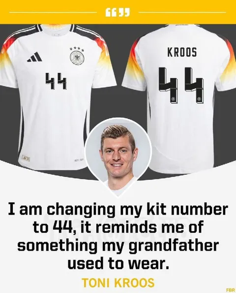 Toni Kroos Changes His Number