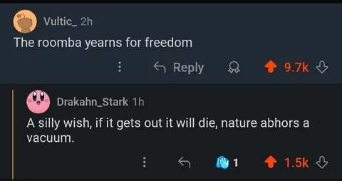 The Roomba Yearns for Freedom