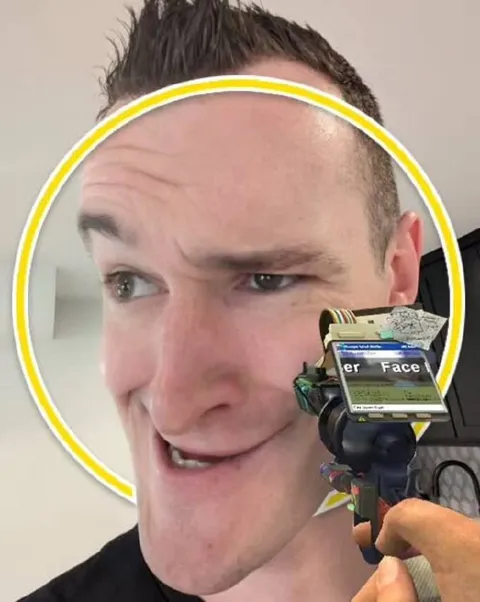 Face Scanner Reaction