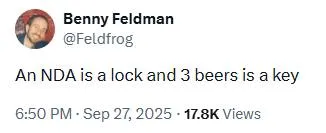 NDA Lock and Beer Key