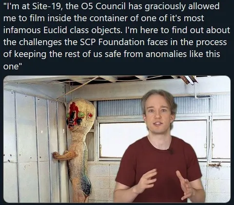 Filming Inside an SCP Container