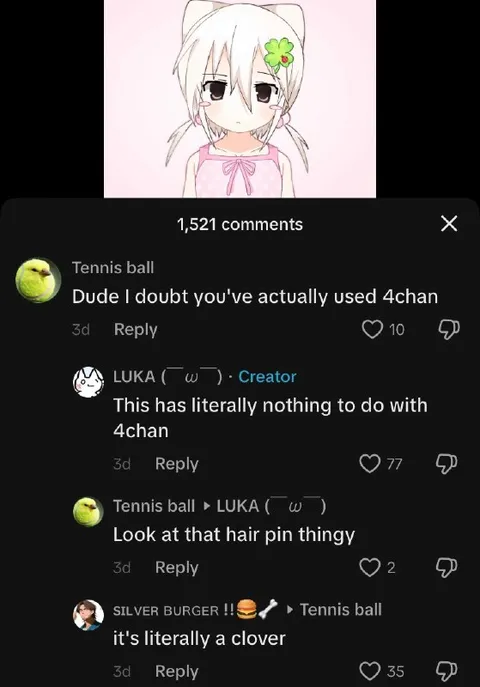 Clover Hairpin 4chan Debate