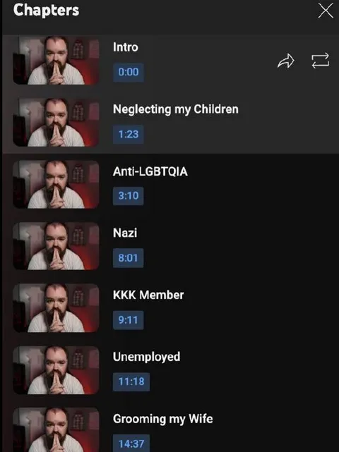 YouTube Chapters Reveal Too Much