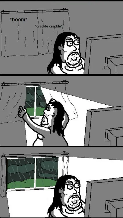 Woman Hears a Strange Noise