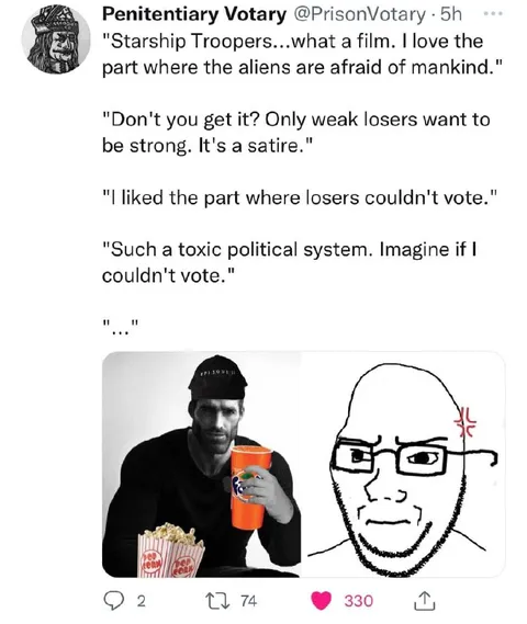 Starship Troopers Satire Debate