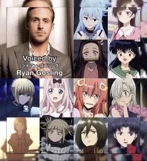 Voiced by Ryan Gosling Anime Girls